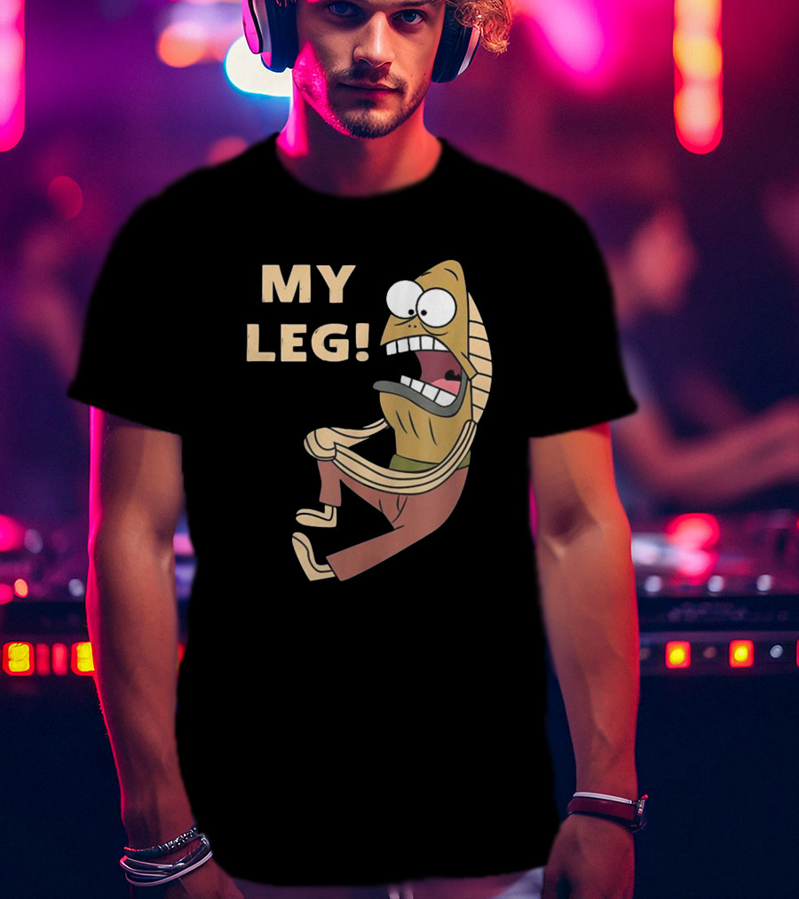 Thebaddestmitch Fred Fish My Leg Scream Character Spongebob Meme T-Shirt