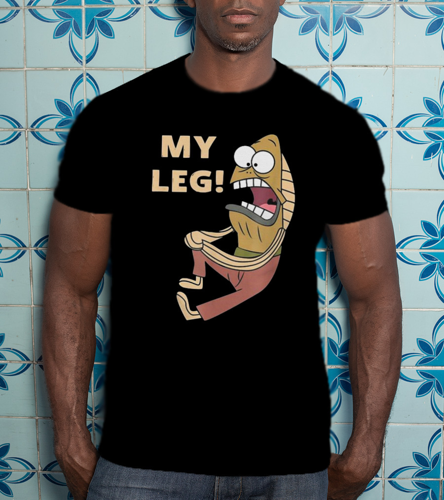 Thebaddestmitch Fred Fish My Leg Scream Character Spongebob Meme T-Shirt