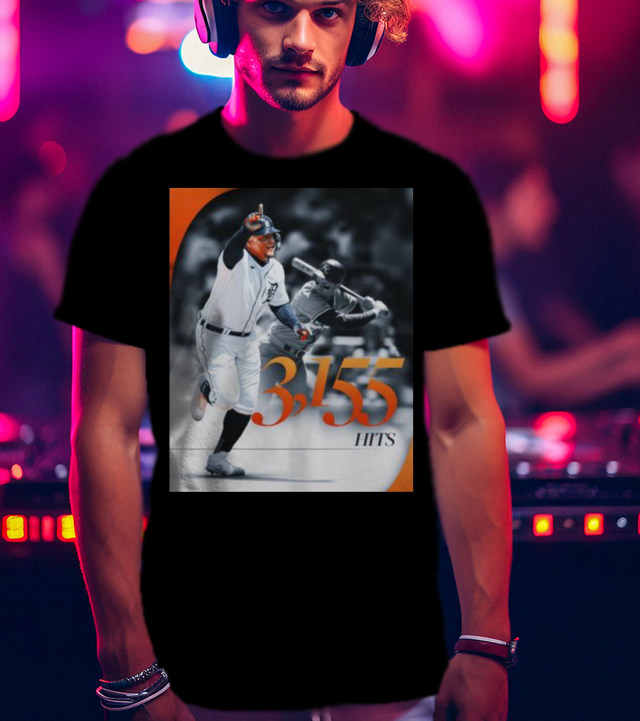 Miguel Cabrera 3155 Hits T-Shirt