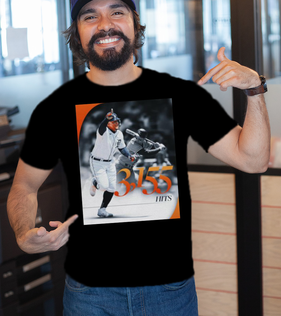 Miguel Cabrera 3155 Hits T-Shirt