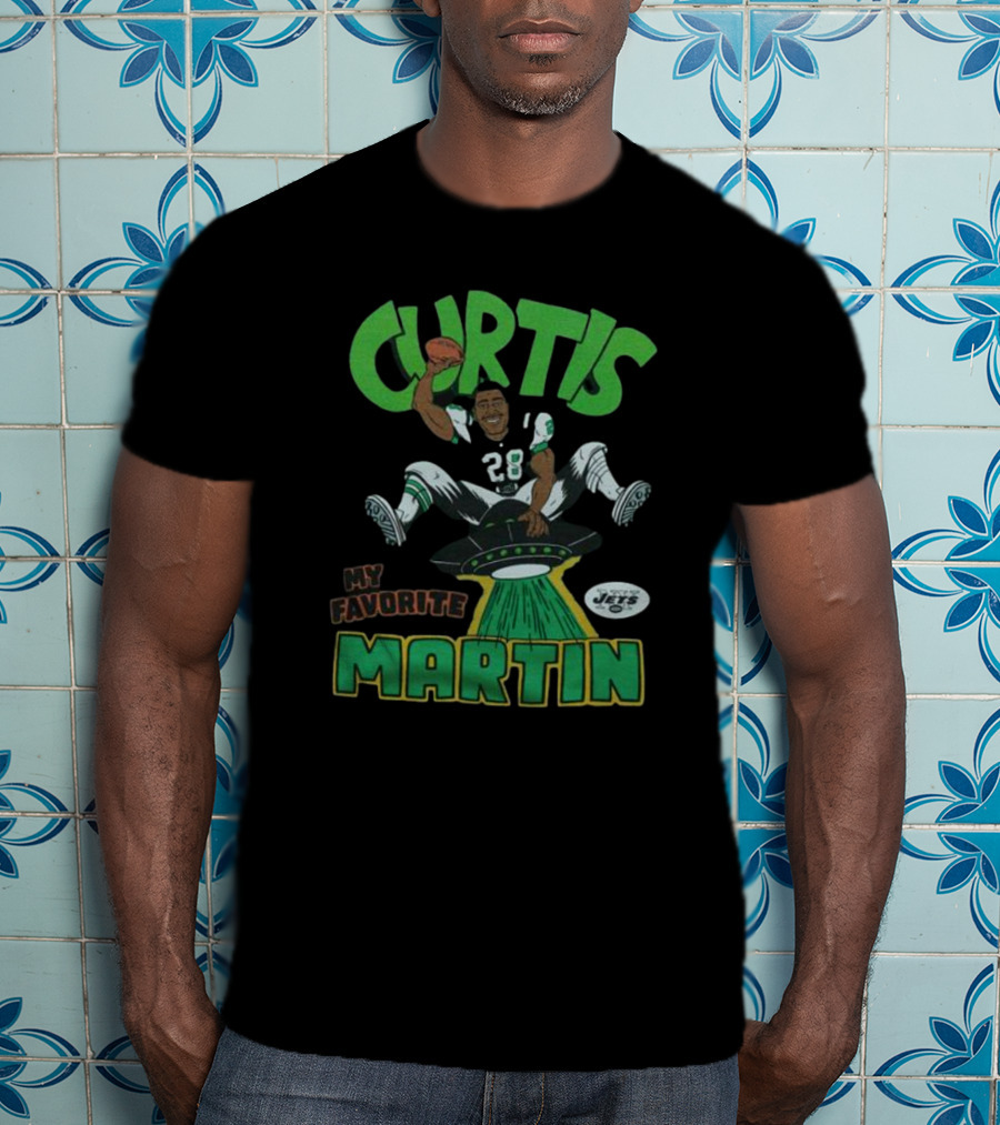 Curtis Martin My Favorite New York Jets 28 T-Shirt