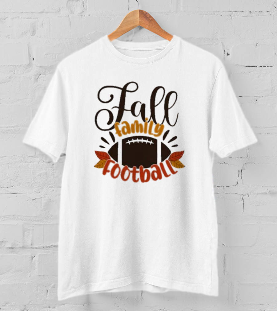 Fall Family Football Phase 6 Autumn Leaves T-Shirt