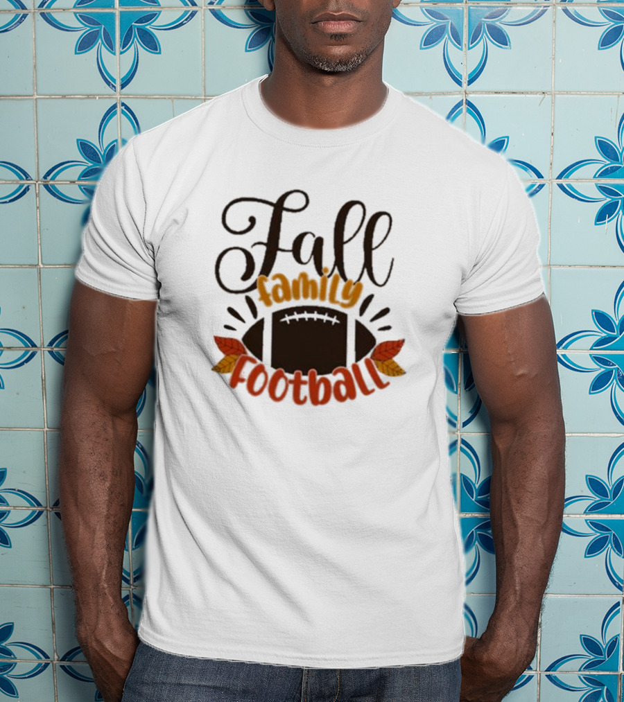 Fall Family Football Phase 6 Autumn Leaves T-Shirt