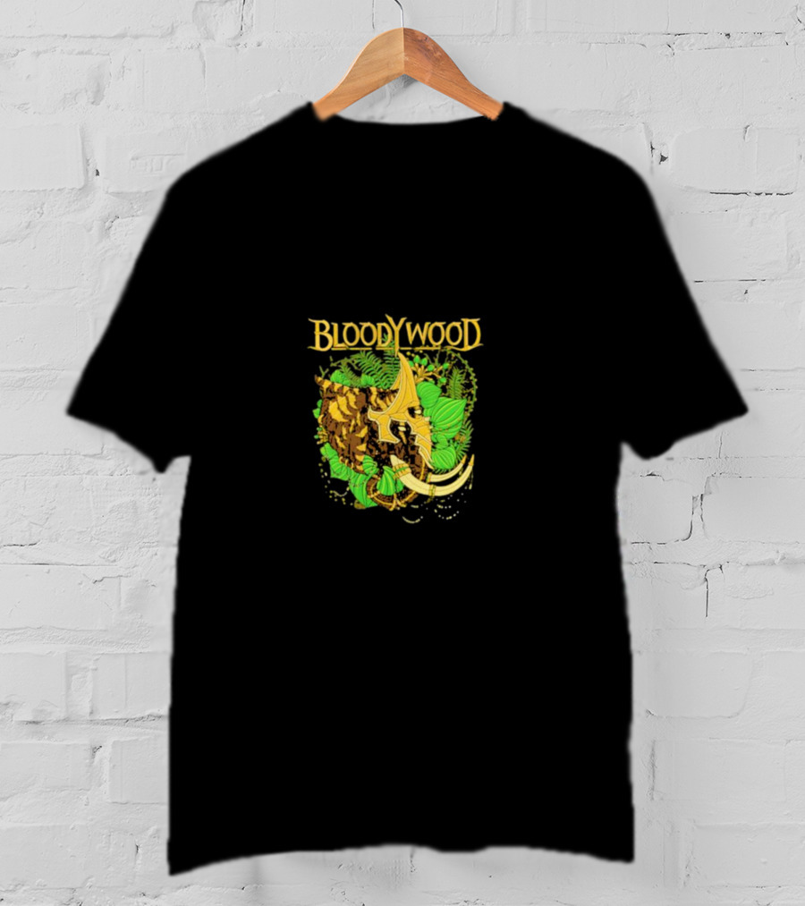 Bloodywood Band Jungle Theme Mask T-Shirt