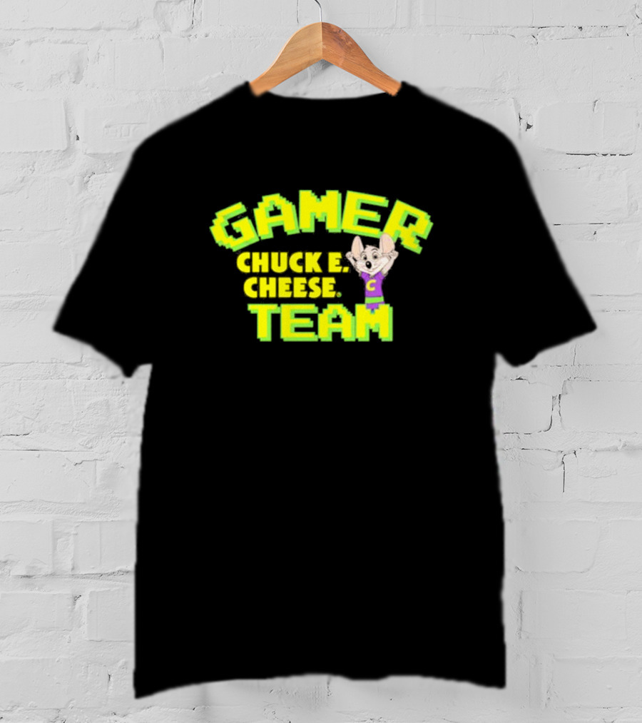 Gamer Chuck E. Cheese Team T-Shirt