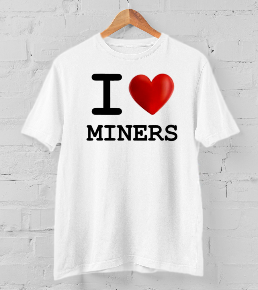 I Heart Miners Red Love T-Shirt