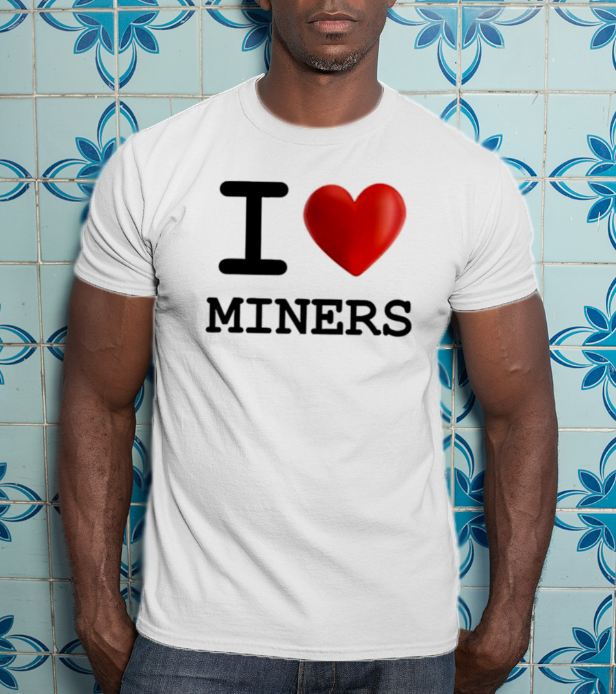 I Heart Miners Red Love T-Shirt