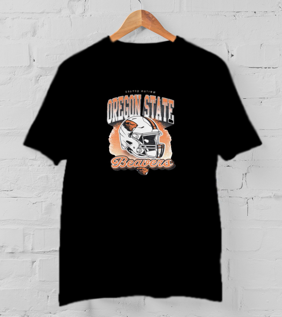 Oregon State Beavers Helmet Beavers Nation T-Shirt