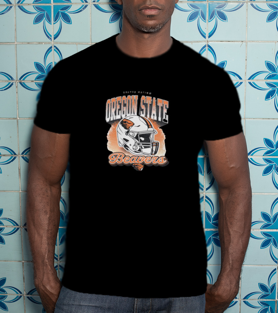 Oregon State Beavers Helmet Beavers Nation T-Shirt