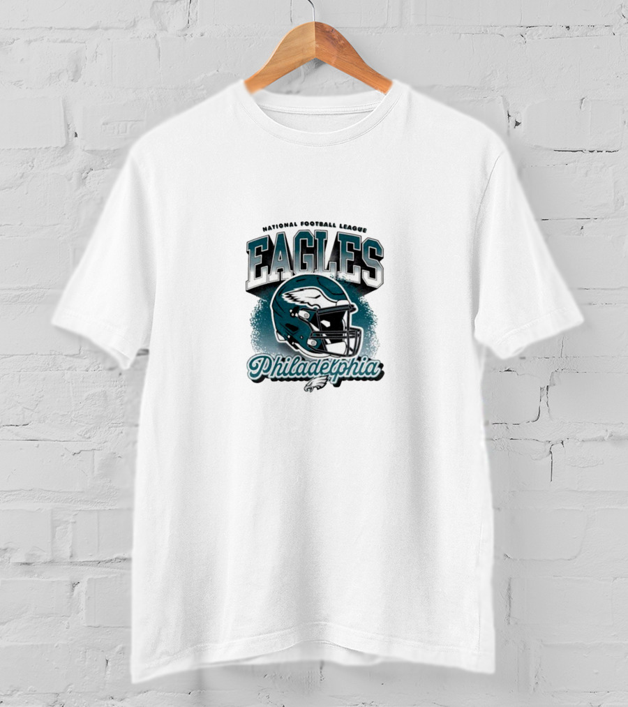 Philadelphia Eagles National Football League Helmet T-Shirt