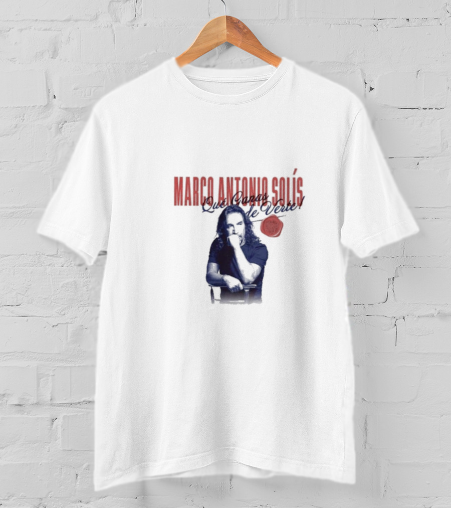 Marco Antonio Solís Quiéreme De Veras T-Shirt