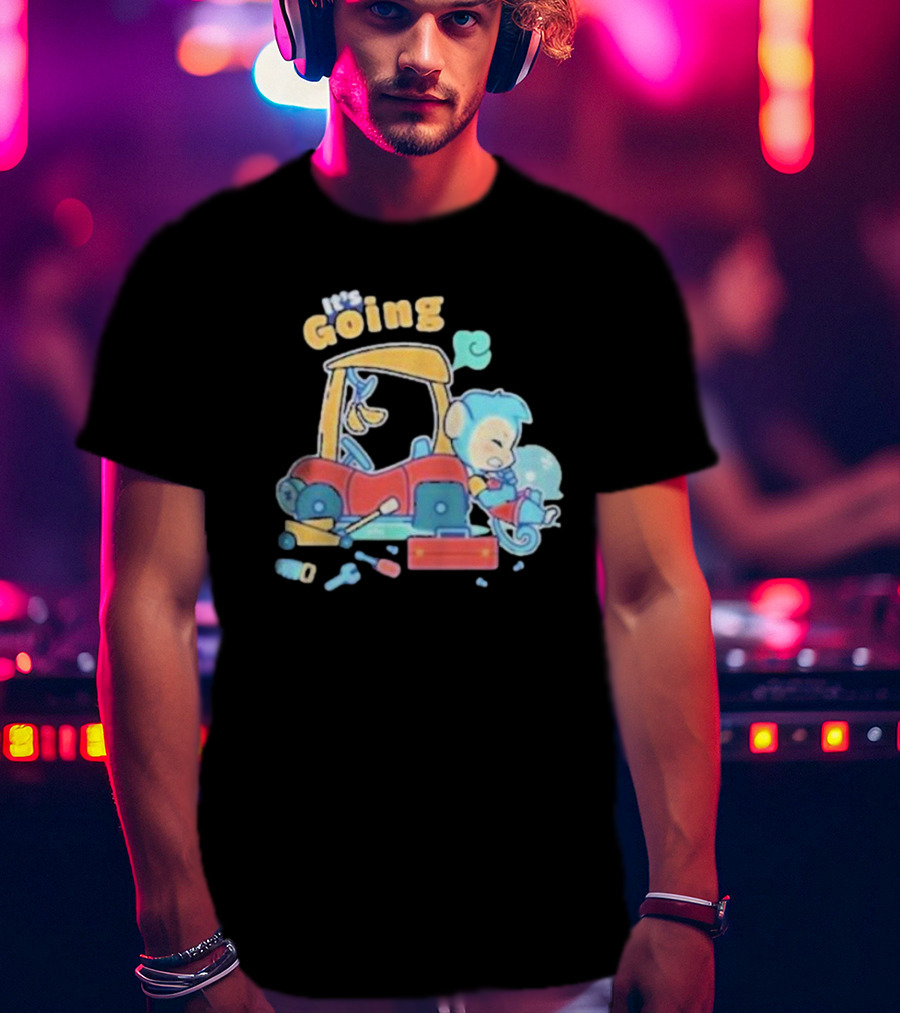 It's Going Car Mechanic Monkey With Tools T-Shirt