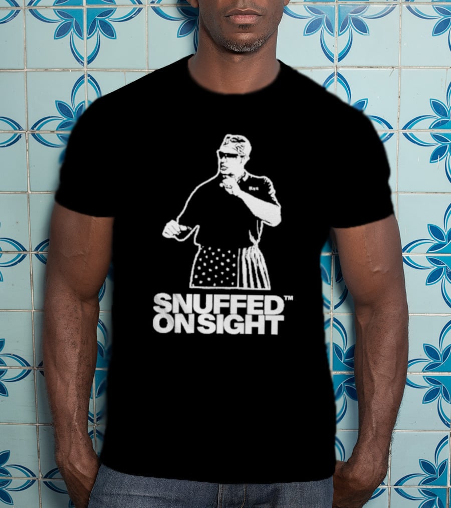Snuffed On Sight American Flag Shorts T-Shirt