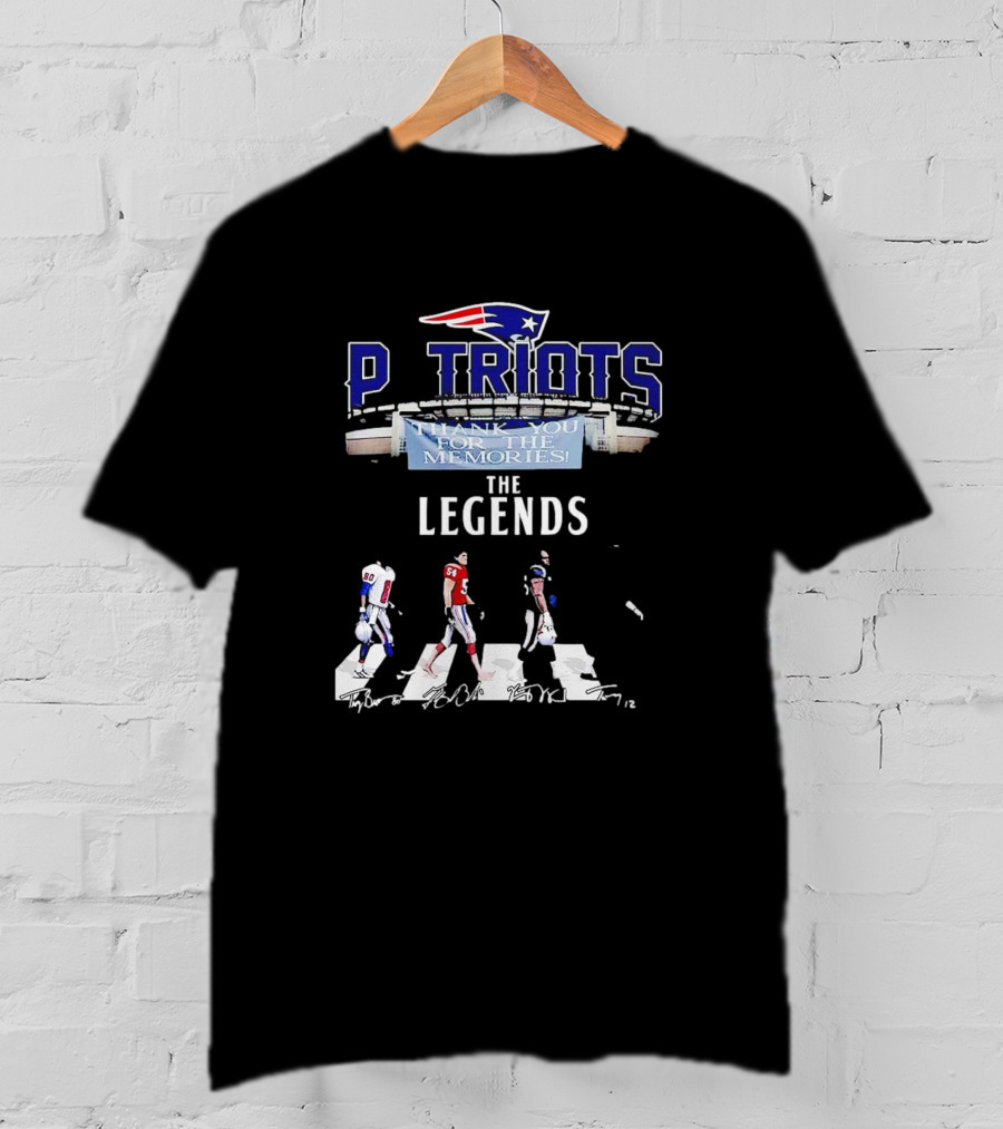 New England Patriots Thank You For The Memories The Legends T-Shirt
