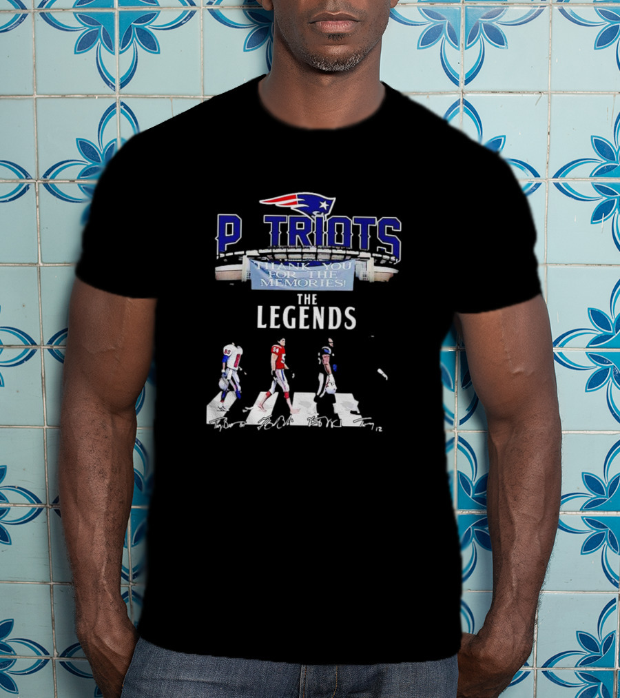 New England Patriots Thank You For The Memories The Legends T-Shirt