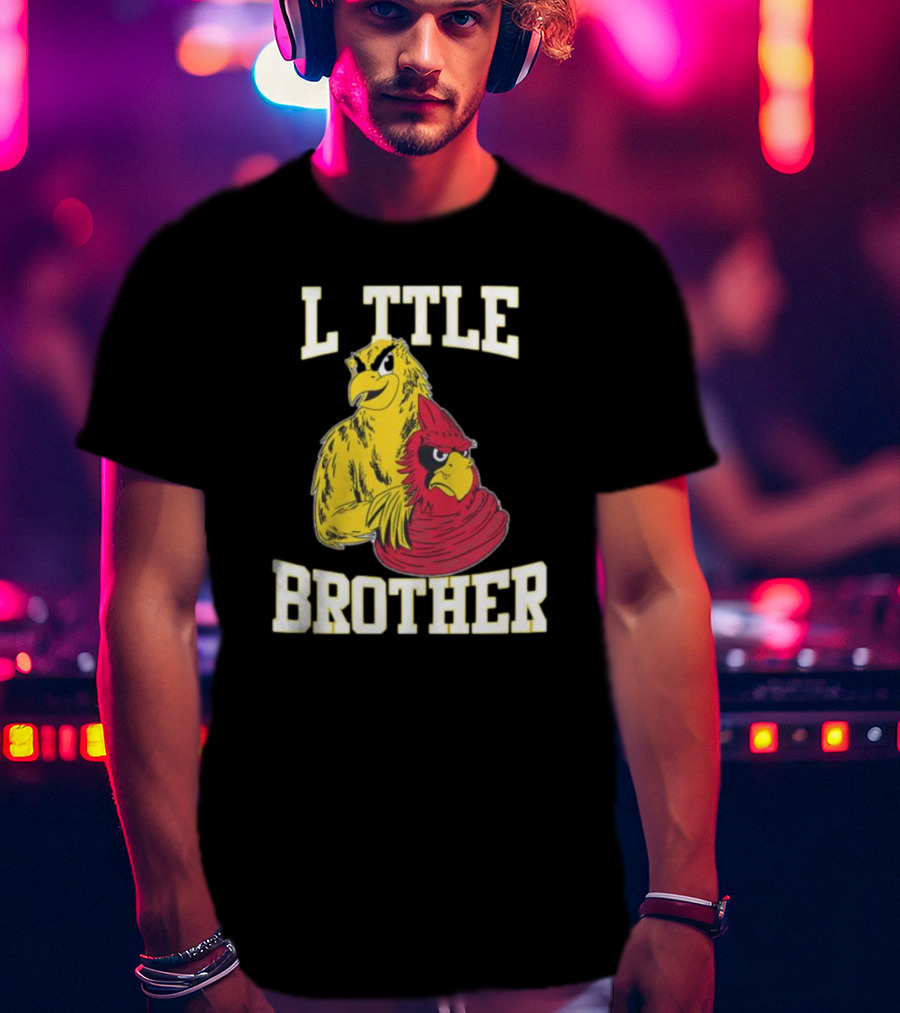 L Ttle Brother Yellow Red Birds T-Shirt