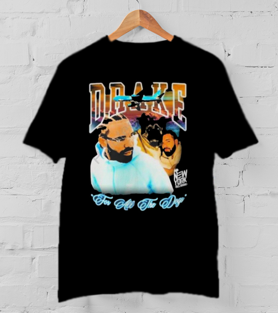 Drake For All The Dogs Airplane New York T-Shirt