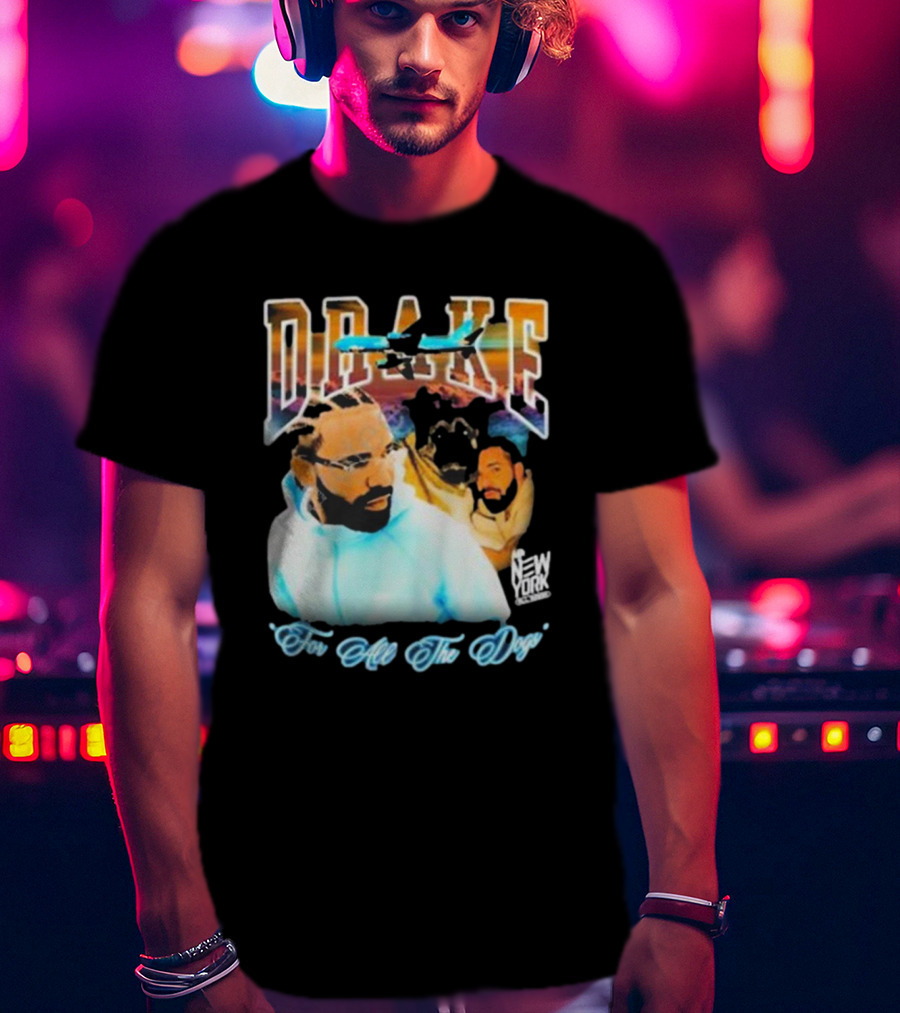 Drake For All The Dogs Airplane New York T-Shirt