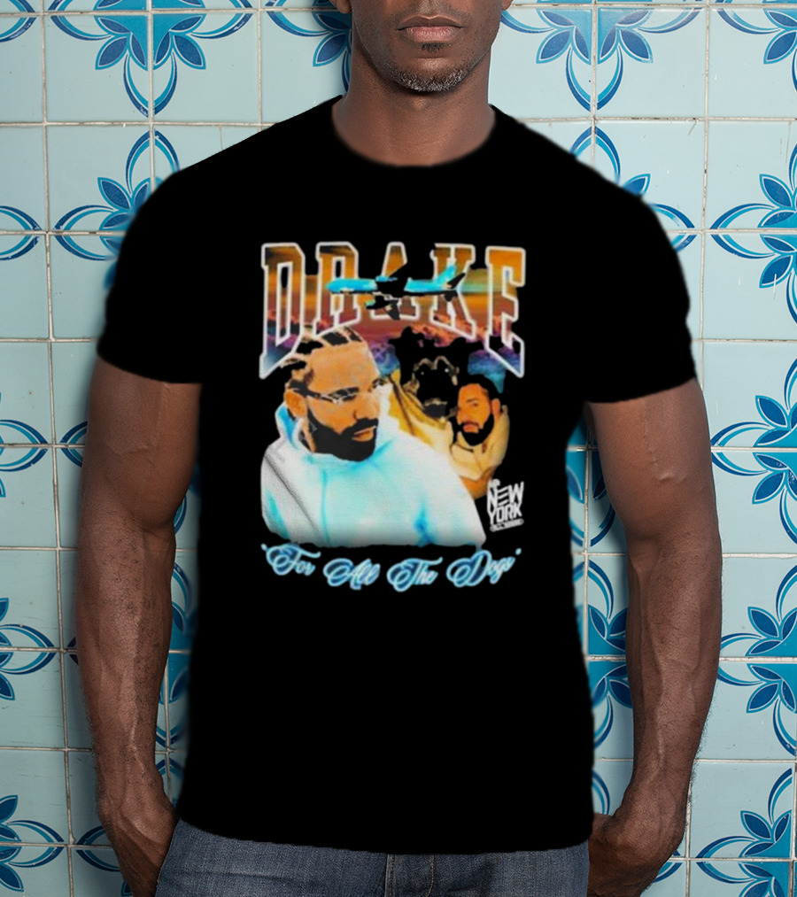 Drake For All The Dogs Airplane New York T-Shirt