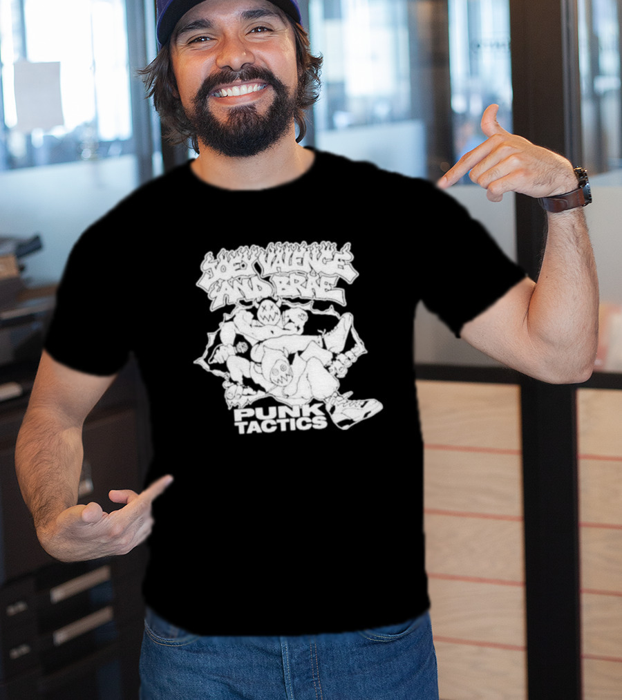 Joey Valence And Brae Punk Tactics Graffiti Character Duo T-Shirt