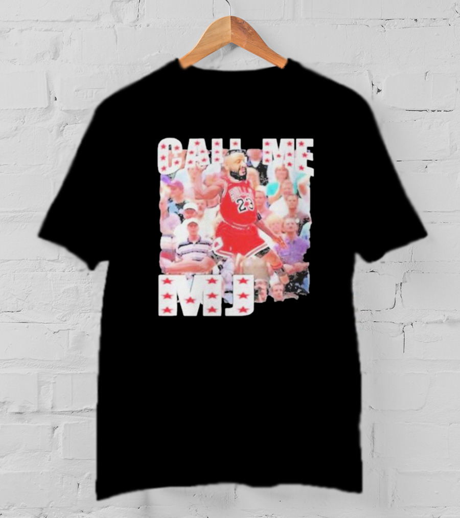 Call Me MJ Basketball Legend Jersey 23 Stars T-Shirt