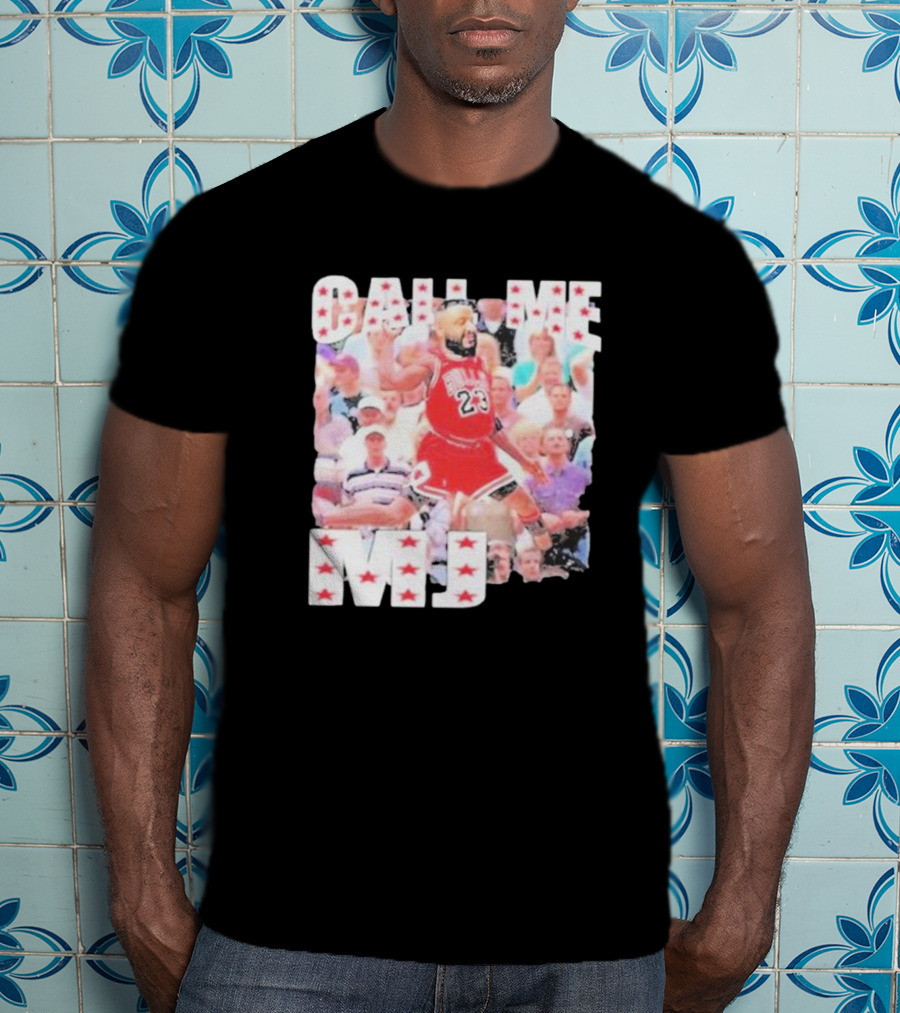 Call Me MJ Basketball Legend Jersey 23 Stars T-Shirt