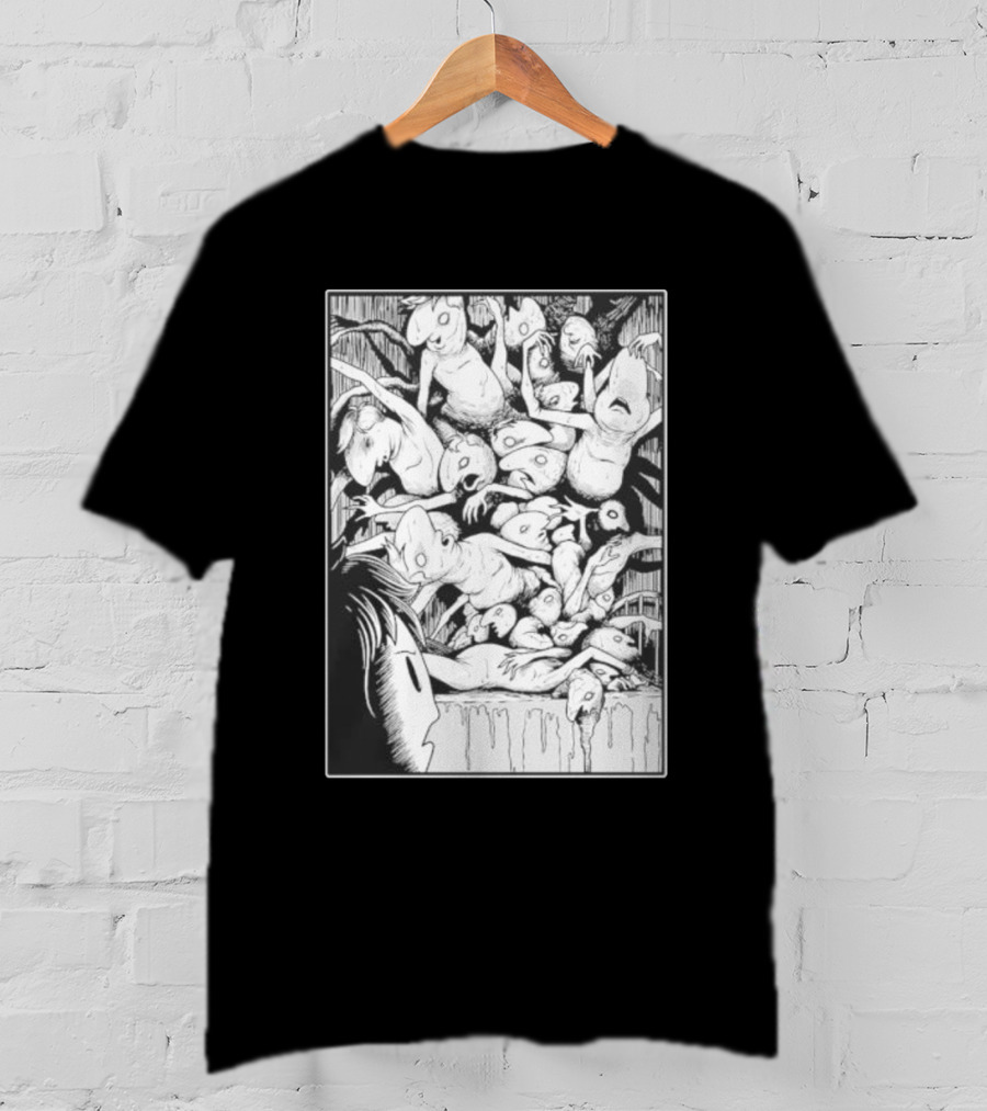 Oneyplays Horror Manga Boys Disturbing Creature Chaos T-Shirt