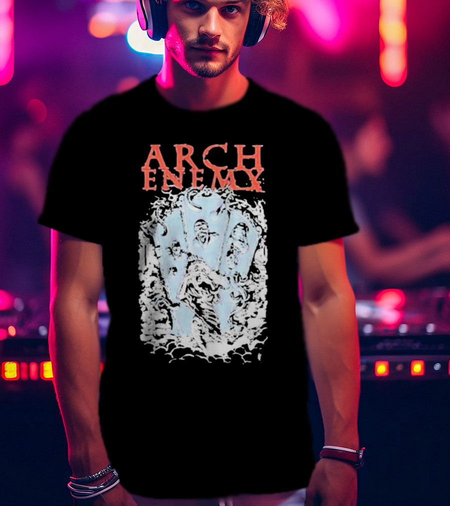 Rebellion Republic Merch Featuring Arch Enemy Mirror T-Shirt
