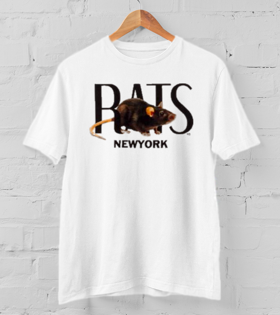 At The Moment X Highsnobiety New York Rats Graphic Rat Image T-Shirt