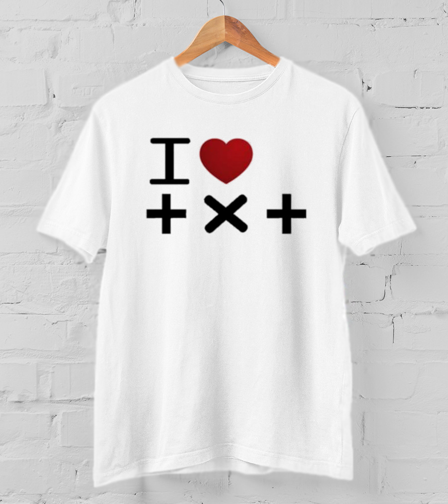 Coi Leray I Heart +x+ Black Red Heart T-Shirt