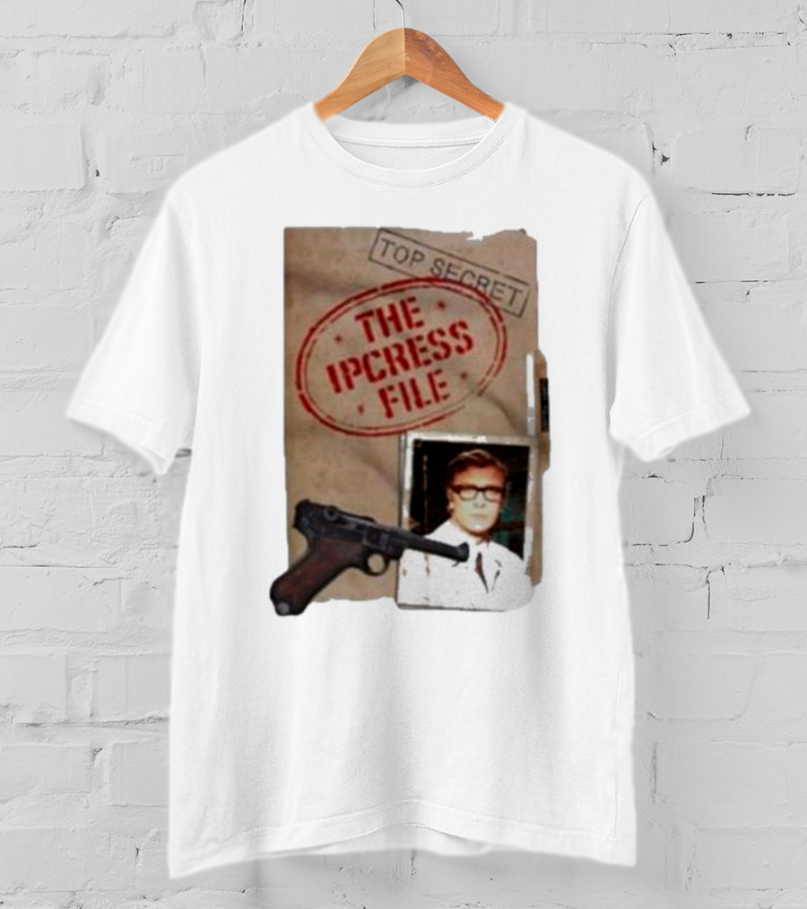 Top Secret File The Ipcress File Gun And Photograph T-Shirt