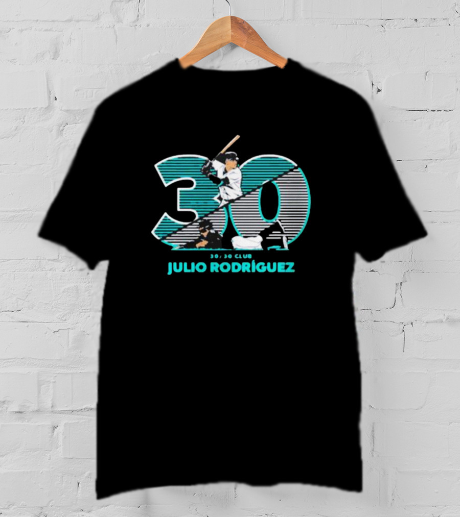 Seattle Baseball 30/30 Club Julio Rodríguez T-Shirt