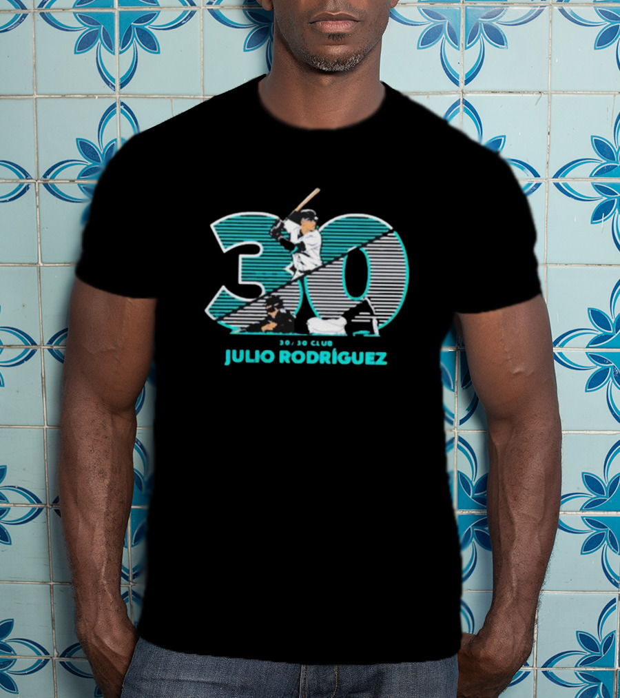Seattle Baseball 30/30 Club Julio Rodríguez T-Shirt
