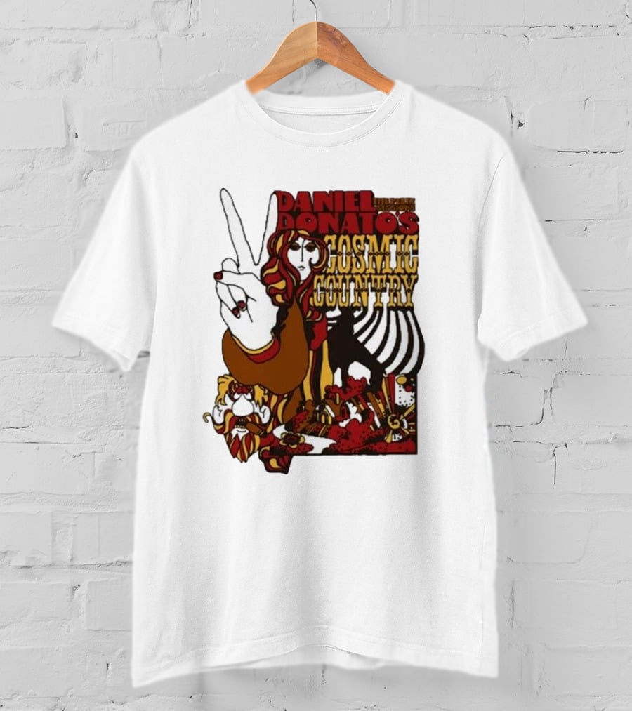 Daniel Donato’s Cosmic Country Relix Session Psychedelic Peace Sign T-Shirt