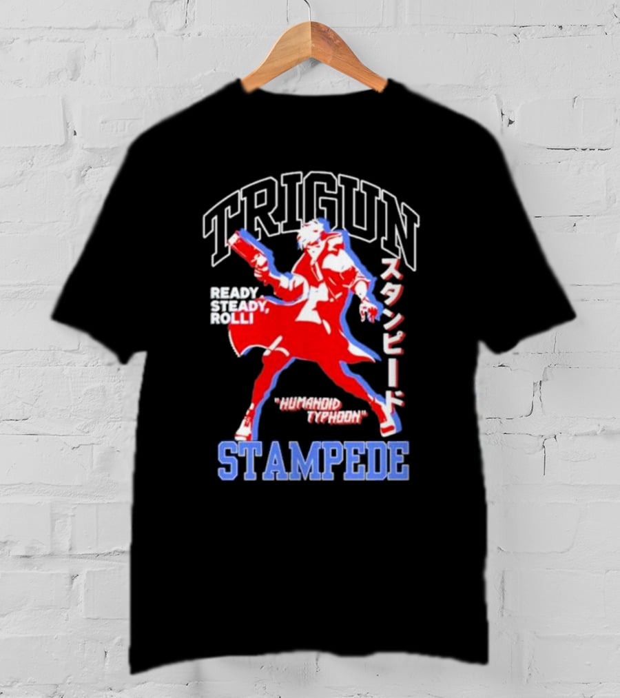 Trigun Stampede Ready Steady Rolli Humanoid Typhoon T-Shirt