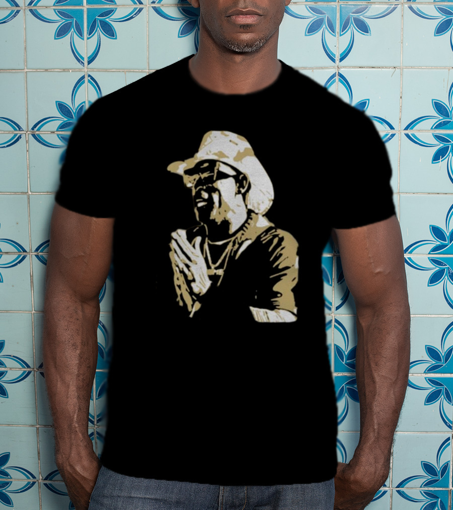 Deion Sanders Coach Prime Colorado Football Fan Iconic Cowboy Hat Clapping T-Shirt
