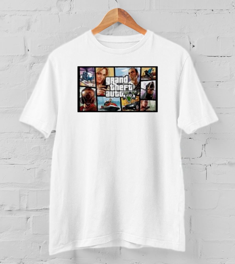 Grand Theft Auto 5 Character Montage T-Shirt