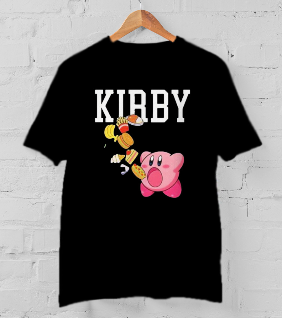 KIRBY Inhales Iconic Food For Power Up T-Shirt