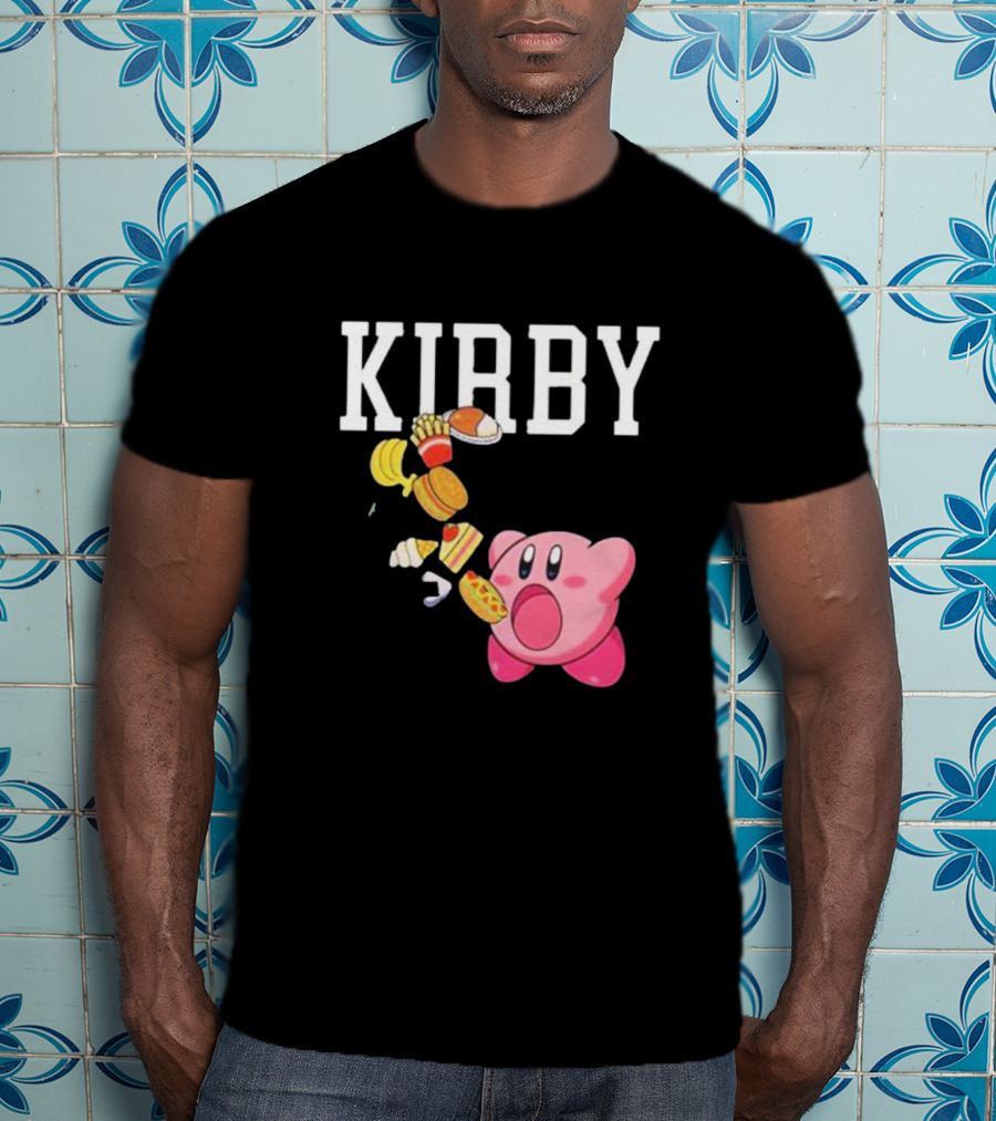 KIRBY Inhales Iconic Food For Power Up T-Shirt