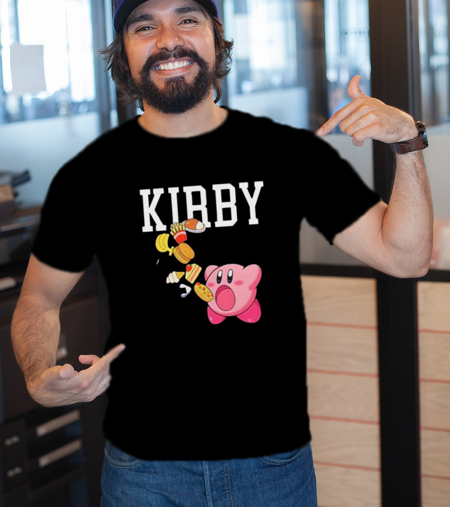 KIRBY Inhales Iconic Food For Power Up T-Shirt
