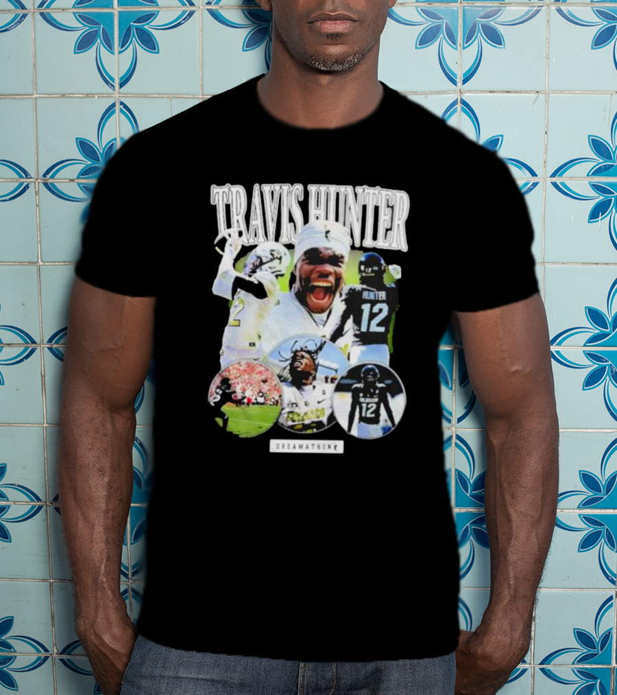 Travis Hunter Football Dreamathon Performance Highlights T-Shirt