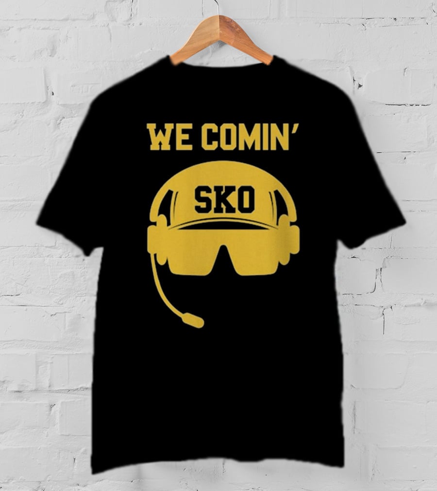 WE COMIN' SKO Prime Boulder Football Headset T-Shirt