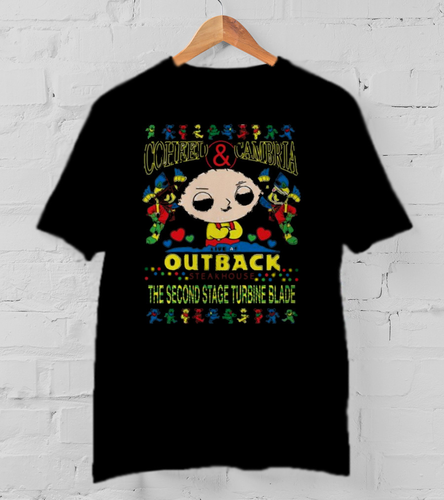 Coheed And Cambria Live @ Outback Steakhouse The Second Stage Turbine Blade T-Shirt