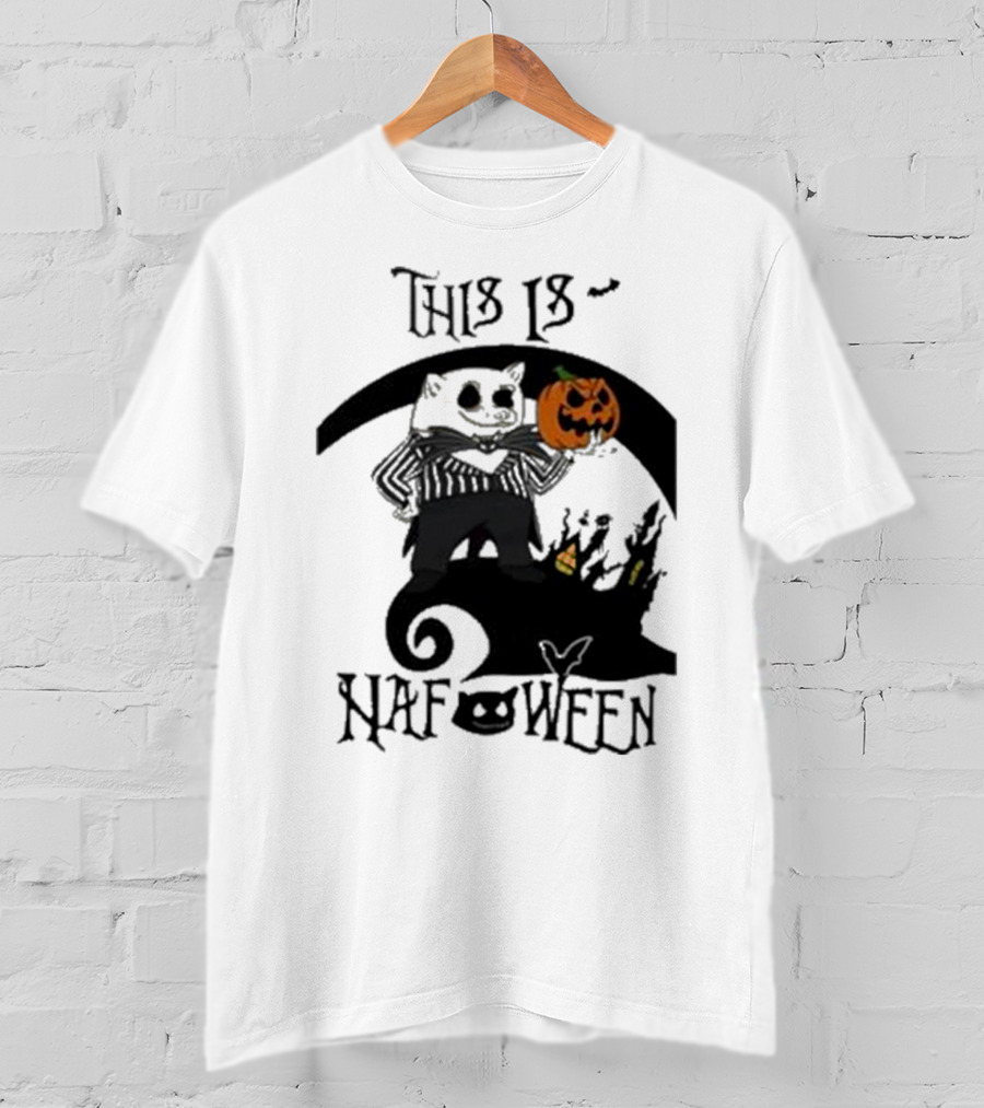 This Is Nafoween Halloween Nafo Pumpkin Character T-Shirt