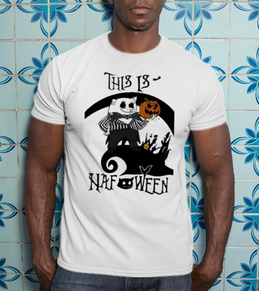 This Is Nafoween Halloween Nafo Pumpkin Character T-Shirt