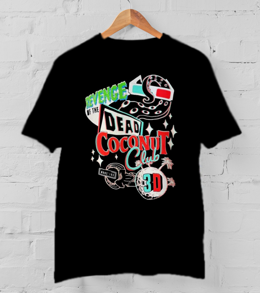Universal Orlando Resort Revenge Of The Dead Coconut Club 3D Adventure T-Shirt