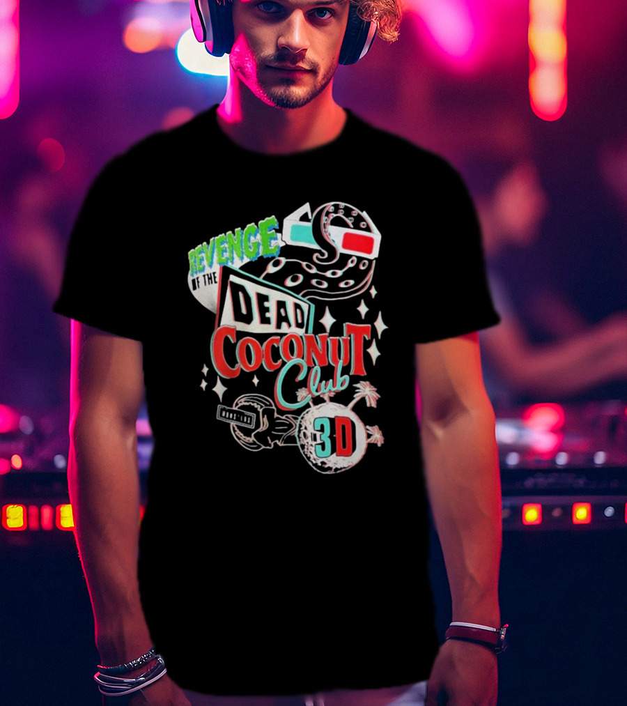 Universal Orlando Resort Revenge Of The Dead Coconut Club 3D Adventure T-Shirt