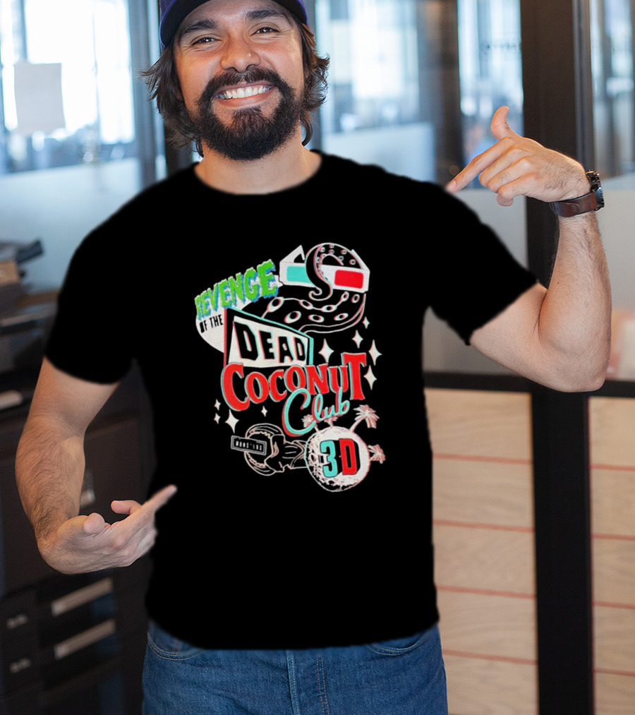 Universal Orlando Resort Revenge Of The Dead Coconut Club 3D Adventure T-Shirt