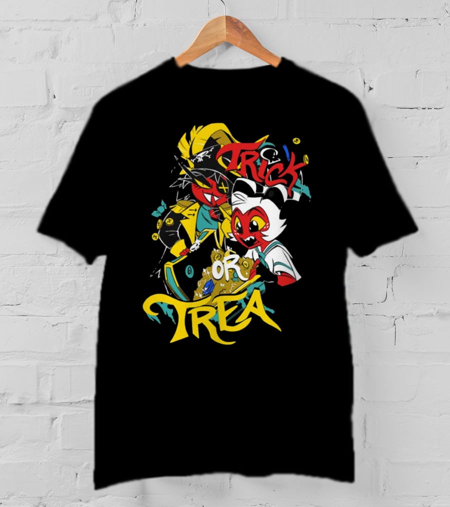 Moxxie Millie Trick Or Treat Halloween Characters T-Shirt