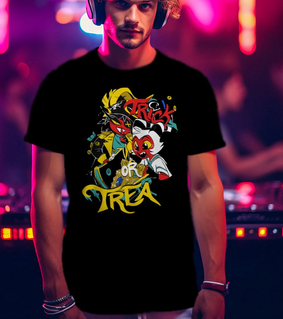 Moxxie Millie Trick Or Treat Halloween Characters T-Shirt